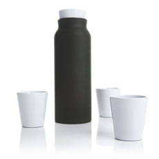 Carafe & Tumblers noir et blanc - Royal VKB