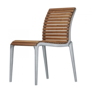 chaise de jardin  - Teak chair Alberto Meda