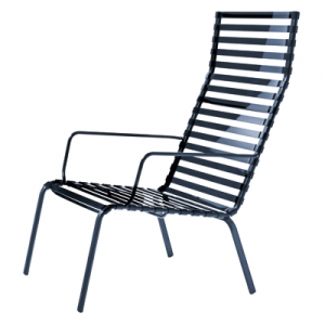 chauffeuse avec dossier haut - Striped R. & E. Bouroullec