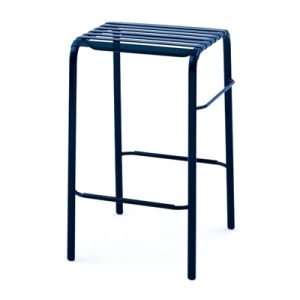 tabouret de bar moyen - Striped R. & E. Bouroullec