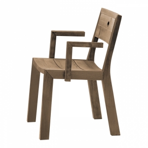 chaise avec accoudoirs - Solo Wim Segers
