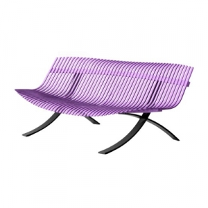 banc de jardin - pitement savane - Charivari Juliette Liberman