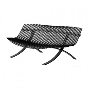 banc de jardin - pitement savane - Charivari Juliette Liberman