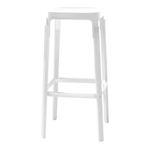 tabouret haut - Steelwood - h 78 cm R. & E. Bouroullec