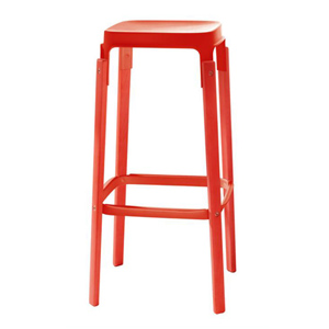 tabouret haut - Steelwood - h 78 cm R. & E. Bouroullec